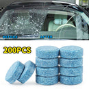 200pcs(1Pc=4L) Car Windshield Wiper Glass Washer Auto Solid Cleaner Compact Effervescent Tablets Window Repair Car Accessories