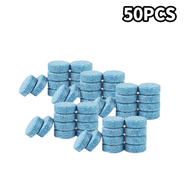 200pcs(1Pc=4L) Car Windshield Wiper Glass Washer Auto Solid Cleaner Compact Effervescent Tablets Window Repair Car Accessories