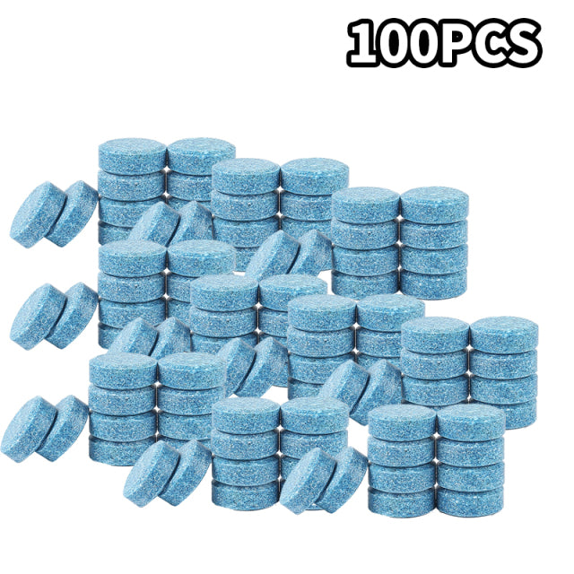 200pcs(1Pc=4L) Car Windshield Wiper Glass Washer Auto Solid Cleaner Compact Effervescent Tablets Window Repair Car Accessories