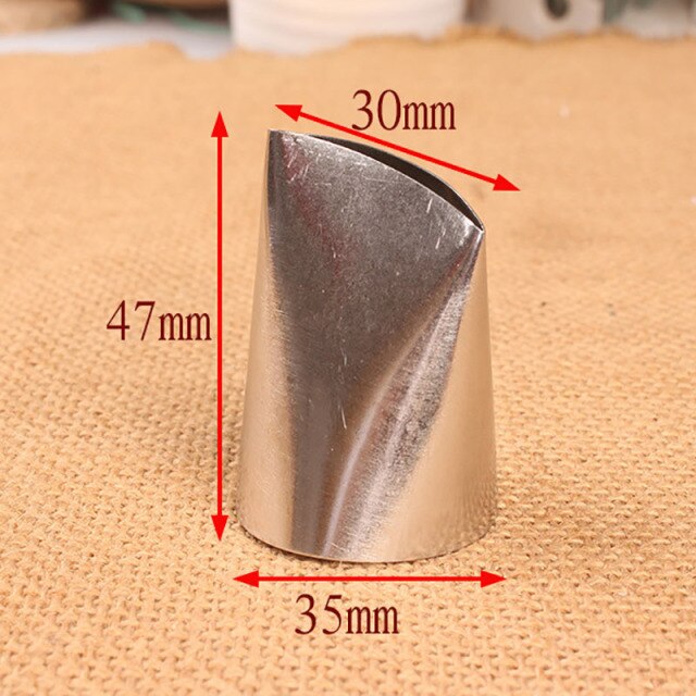 1Pcs DIY Cakes Decoration 19-tooth Pastry Nozzle Kitchen Gadgets Cookies Supplies 304 Stainless Steel Silver Fondant Decor