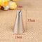 1Pcs DIY Cakes Decoration 19-tooth Pastry Nozzle Kitchen Gadgets Cookies Supplies 304 Stainless Steel Silver Fondant Decor