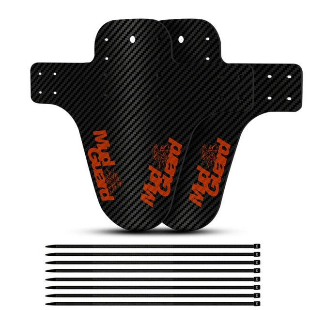 2pcsNew Mountain Bike Accessories Mudguard 3D Carbon Fiber Twill Cycling Mtb Fenders Rear Mud Guard Wings for Road Bicycle Goods