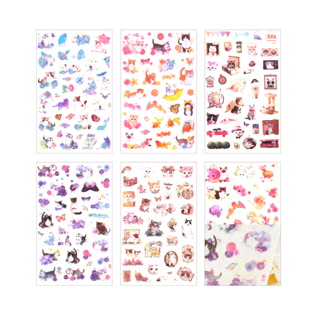 Cute Molang Rabbit Cartoon Animals Sticker Pvc Cartoon Stickers Diary Sticker Scrapbook Decoration Stationery Stickers