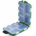 10 Compartments Fishing Lure Boxes Bait Storage Case Fishing Tackle Storage Trays Hooks Organizer Waterproof Fishing Accessory
