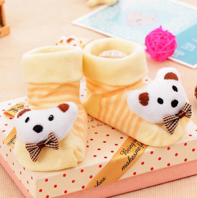 1 Pair Baby Boy Socks Cotton Baby Socks Rubber Anti Slip Boy Girl Floor Kids Toddlers Sock Spring Animal Infant Newborn Gift