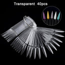 False Nail Tips Color Card Practice Display Showing Shelf Tools Buckle Ring Manicure DIY Nail Display Nail Art Practice tool