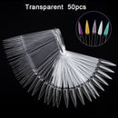 False Nail Tips Color Card Practice Display Showing Shelf Tools Buckle Ring Manicure DIY Nail Display Nail Art Practice tool