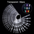 False Nail Tips Color Card Practice Display Showing Shelf Tools Buckle Ring Manicure DIY Nail Display Nail Art Practice tool