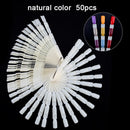 False Nail Tips Color Card Practice Display Showing Shelf Tools Buckle Ring Manicure DIY Nail Display Nail Art Practice tool