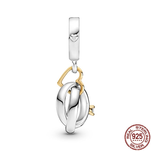 CODEDOG 100% Real 925 Sterling Silver Pink Enamel Lotus Charms Beads Fit Original Pandora Bracelet For Women Jewelry Making