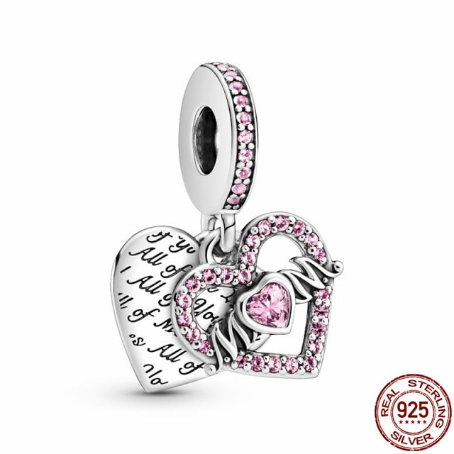 CODEDOG 100% Real 925 Sterling Silver Pink Enamel Lotus Charms Beads Fit Original Pandora Bracelet For Women Jewelry Making