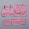 Seamless Women  yoga set Workout Gym Long Sleeve Fitness Crop Top High Waist Leggings Sport Clothing Suits