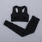 Seamless Women  yoga set Workout Gym Long Sleeve Fitness Crop Top High Waist Leggings Sport Clothing Suits