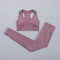 Seamless Women  yoga set Workout Gym Long Sleeve Fitness Crop Top High Waist Leggings Sport Clothing Suits