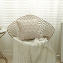 3D Rhombus Plush Pillow Cover Geometric Decorative Throw Pillow Case Soft Cozy Bed Sofa Cushion Cover for Nordic Home Fall Decor