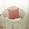 3D Rhombus Plush Pillow Cover Geometric Decorative Throw Pillow Case Soft Cozy Bed Sofa Cushion Cover for Nordic Home Fall Decor