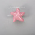 NAIERDI Cartoon Children Room Ceramic Cabinet Knobs Moon Star Wardrobe Handle Garden Door Handle Cabinet Handles for Kids