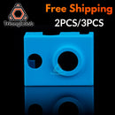 trianglelab Super high quality cartridge heater bock silicone socks V6 socks for PT100 heatblock for v6  dragon hotend nozzle