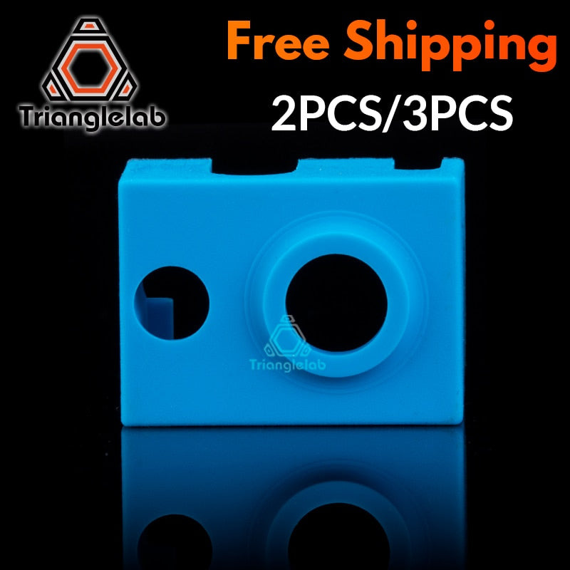 trianglelab Super high quality cartridge heater bock silicone socks V6 socks for PT100 heatblock for v6  dragon hotend nozzle