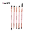MAANGE Makeup Brushes Pro Pink Brush Set Powder EyeShadow Blending Eyeliner Eyelash Eyebrow Make up Beauty Cosmestic Brushes
