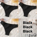 M-XXL Cotton Panties Women's Thong Briefs Cotton Underwear Sexy Lingerie Panties Female Underpants G-String Girl Pantys 3PCS/Set