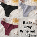 M-XXL Cotton Panties Women's Thong Briefs Cotton Underwear Sexy Lingerie Panties Female Underpants G-String Girl Pantys 3PCS/Set