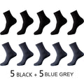 High Quality 10 Pairs/lot Men Bamboo Fiber Socks Men Breathable Compression Long Socks Business Casual Male Large size 38-45