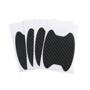 4Pcs Handle Anti Scratch Stickers Universal Carbon Fiber Auto Door Handle Film Car Stickers Goods Accessories