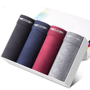 4Pcs/Lot Men's Panties Boxer Print Underwear Cotton Shorts For Male Couple Sexy Set Calecon Large Size Underpants L-5XL