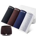 4Pcs/Lot Men's Panties Boxer Print Underwear Cotton Shorts For Male Couple Sexy Set Calecon Large Size Underpants L-5XL