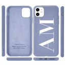 Custom Name Initial letter Diy Phone Case For iphone SE  6 6S 7 8 Plus X XS XR XS Max 11 Pro 12 Mini MAX Liquid Silicone Case