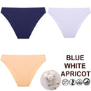FINETOO 3PCS/Set M-XXL Panties Women Cotton Lingerie Woman Underwear Sexy Femme Underwear Girls Underpant Panty  7 Solid Colors