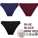FINETOO 3PCS/Set M-XXL Panties Women Cotton Lingerie Woman Underwear Sexy Femme Underwear Girls Underpant Panty  7 Solid Colors
