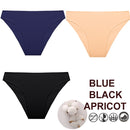 FINETOO 3PCS/Set M-XXL Panties Women Cotton Lingerie Woman Underwear Sexy Femme Underwear Girls Underpant Panty  7 Solid Colors