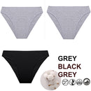 FINETOO 3PCS/Set M-XXL Panties Women Cotton Lingerie Woman Underwear Sexy Femme Underwear Girls Underpant Panty  7 Solid Colors