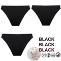 FINETOO 3PCS/Set M-XXL Panties Women Cotton Lingerie Woman Underwear Sexy Femme Underwear Girls Underpant Panty  7 Solid Colors