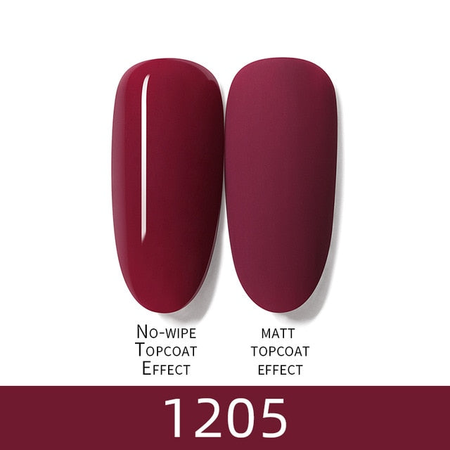 HNUIX 7ml UV Gel nail polish Red glitter glitter soak UV Gel color varnish nail polish DIY varnish Nail art Gel lacquer