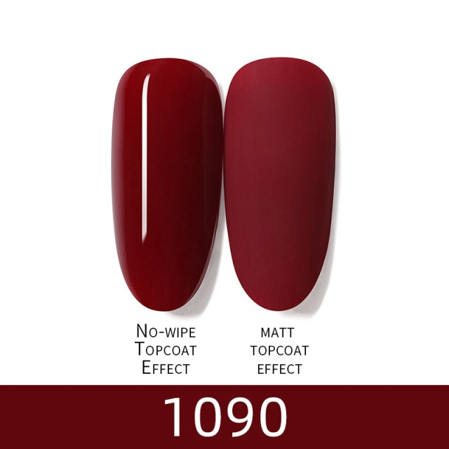 HNUIX 7ml UV Gel nail polish Red glitter glitter soak UV Gel color varnish nail polish DIY varnish Nail art Gel lacquer