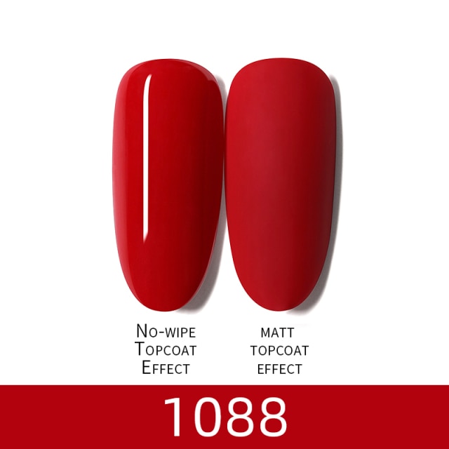 HNUIX 7ml UV Gel nail polish Red glitter glitter soak UV Gel color varnish nail polish DIY varnish Nail art Gel lacquer