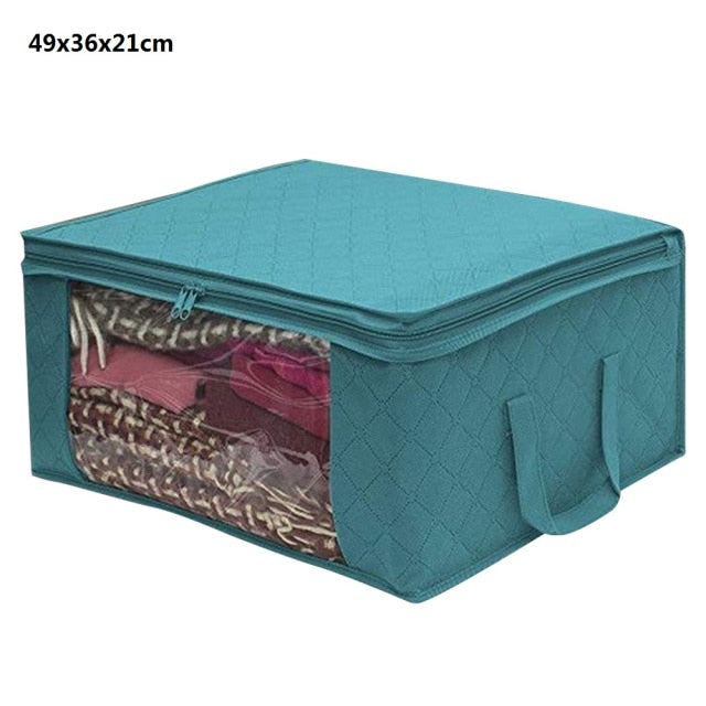 Clothes Quilt Storage Bag Blanket Closet Sweater Organizer Box Sorting Pouches Cabinet Container Travel Home Dropshipping