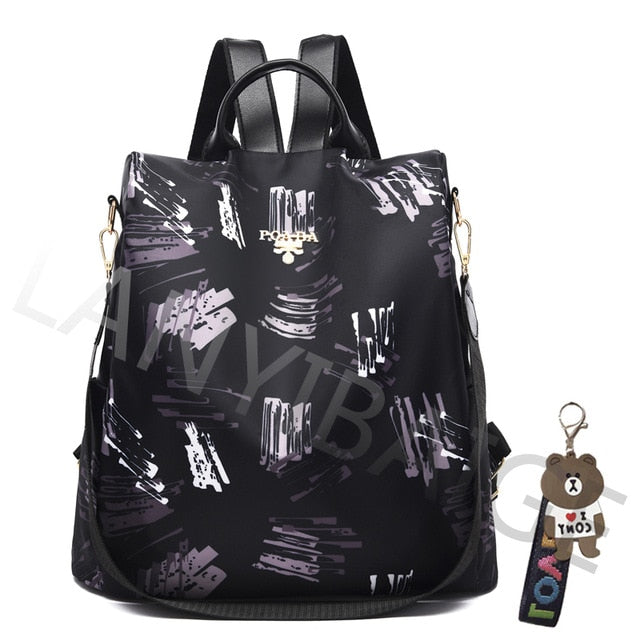 Fashion Backpack Women Oxford Cloth Shoulder Bags School Bags for Teenage Girls Light Ladies Travel Backpack mochila feminina