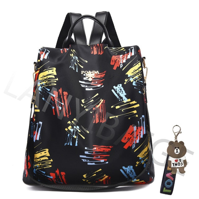 Fashion Backpack Women Oxford Cloth Shoulder Bags School Bags for Teenage Girls Light Ladies Travel Backpack mochila feminina