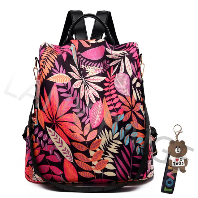 Fashion Backpack Women Oxford Cloth Shoulder Bags School Bags for Teenage Girls Light Ladies Travel Backpack mochila feminina