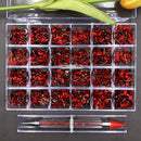 400/480PCS Crystal AB Rhinestone In Grids 20PC/Shape Flat- Back Nail Art Rhinestone Gem With 1 Pick Up Pen In Clear Big Box H&*&
