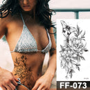 Waterproof Temporary Tattoo Sticker I Love You Flash Tattoos Lip Print Butterfly Flowers Body Art Arm Fake Sleeve Tatoo Women