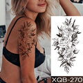 Waterproof Temporary Tattoo Sticker I Love You Flash Tattoos Lip Print Butterfly Flowers Body Art Arm Fake Sleeve Tatoo Women