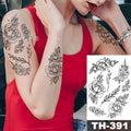 Waterproof Temporary Tattoo Sticker I Love You Flash Tattoos Lip Print Butterfly Flowers Body Art Arm Fake Sleeve Tatoo Women