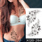 Waterproof Temporary Tattoo Sticker I Love You Flash Tattoos Lip Print Butterfly Flowers Body Art Arm Fake Sleeve Tatoo Women