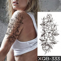 Waterproof Temporary Tattoo Sticker I Love You Flash Tattoos Lip Print Butterfly Flowers Body Art Arm Fake Sleeve Tatoo Women