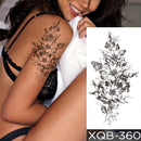 Waterproof Temporary Tattoo Sticker I Love You Flash Tattoos Lip Print Butterfly Flowers Body Art Arm Fake Sleeve Tatoo Women